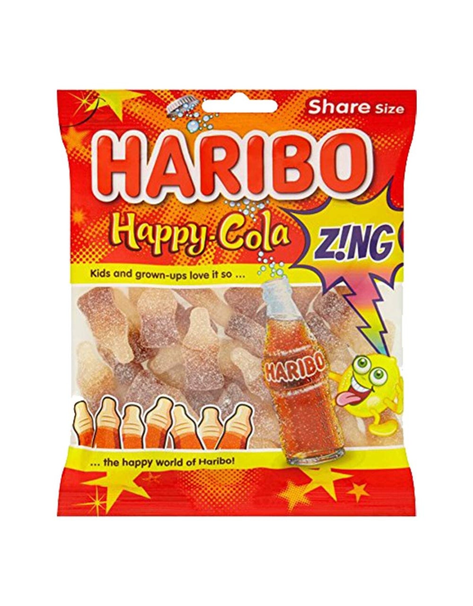 Haribo Haribo Happy Cola Zing 140g (British)