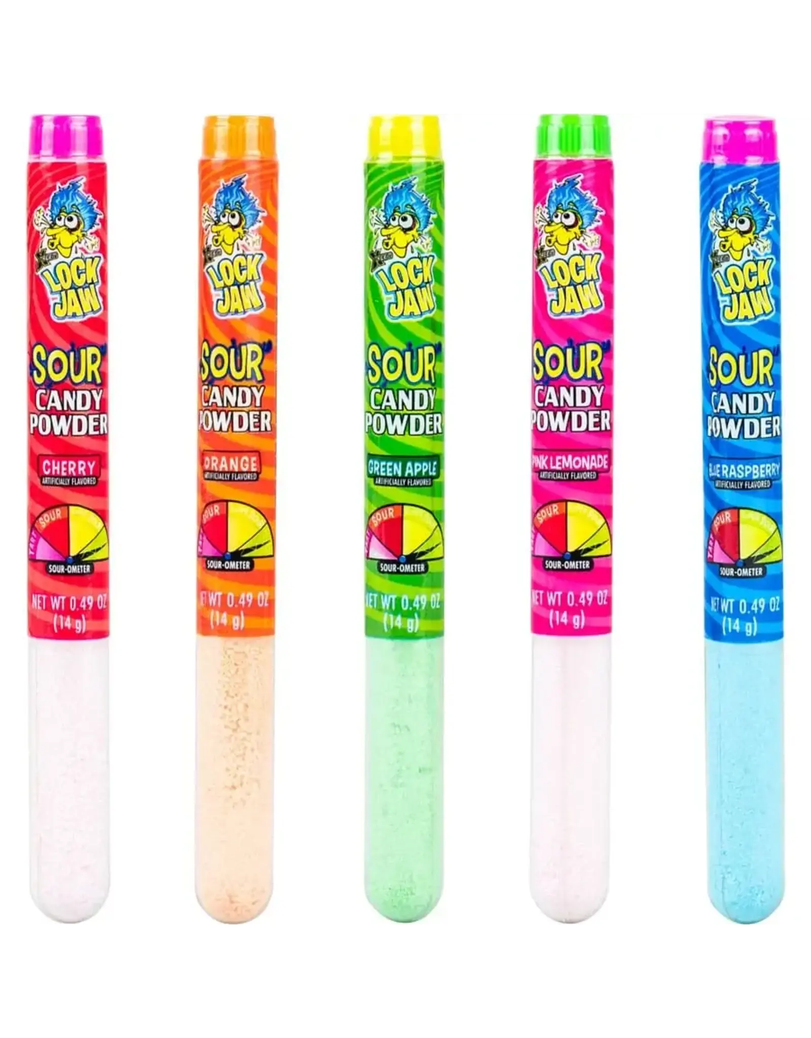 Lock Jaw Sour Powder Tubes