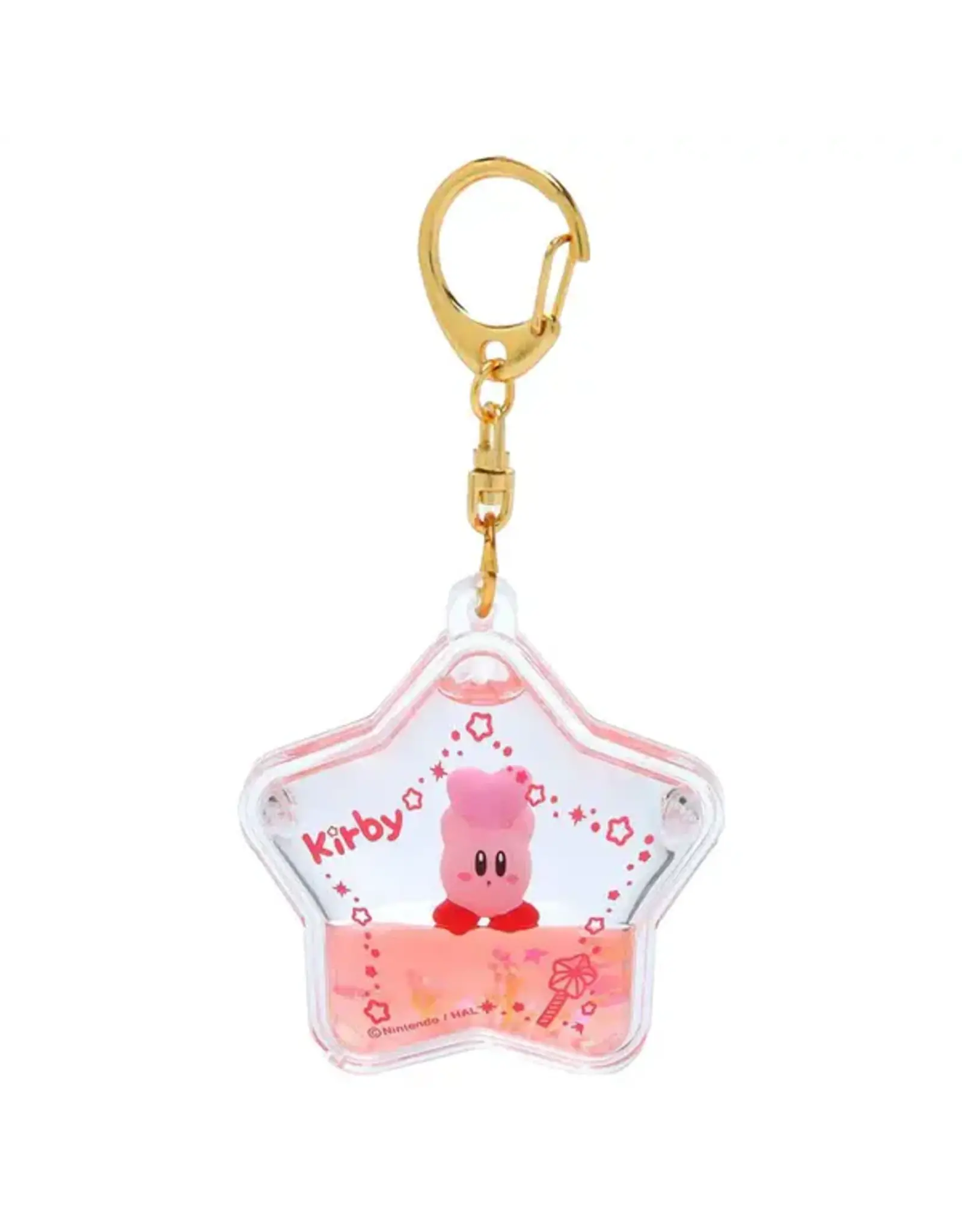 Tsunameez Kirby 30th Anniversary Water Keychain - Kirby Friends Heart