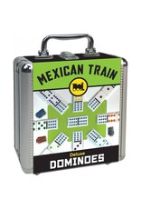 University Games Dominoes - Mexican Train - Double 12 Color Deluxe with Case