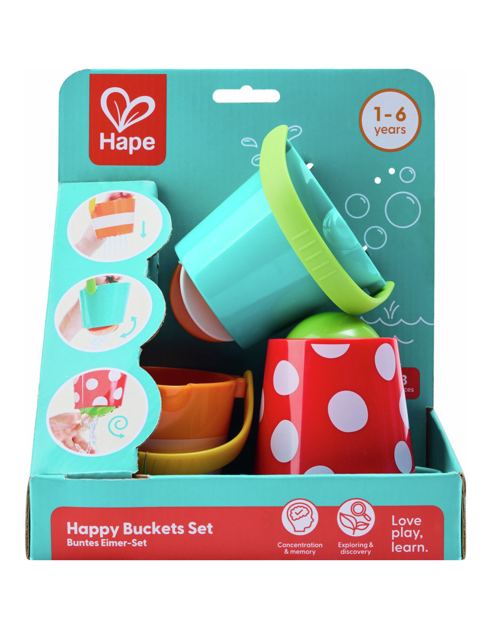 Hape Hape Happy Buckets Set