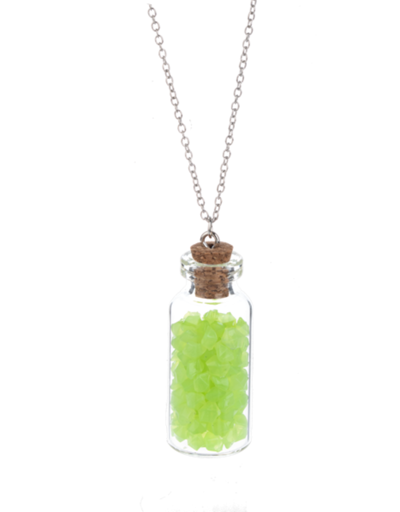 Ganz Glow in the Dark Bottle Necklace