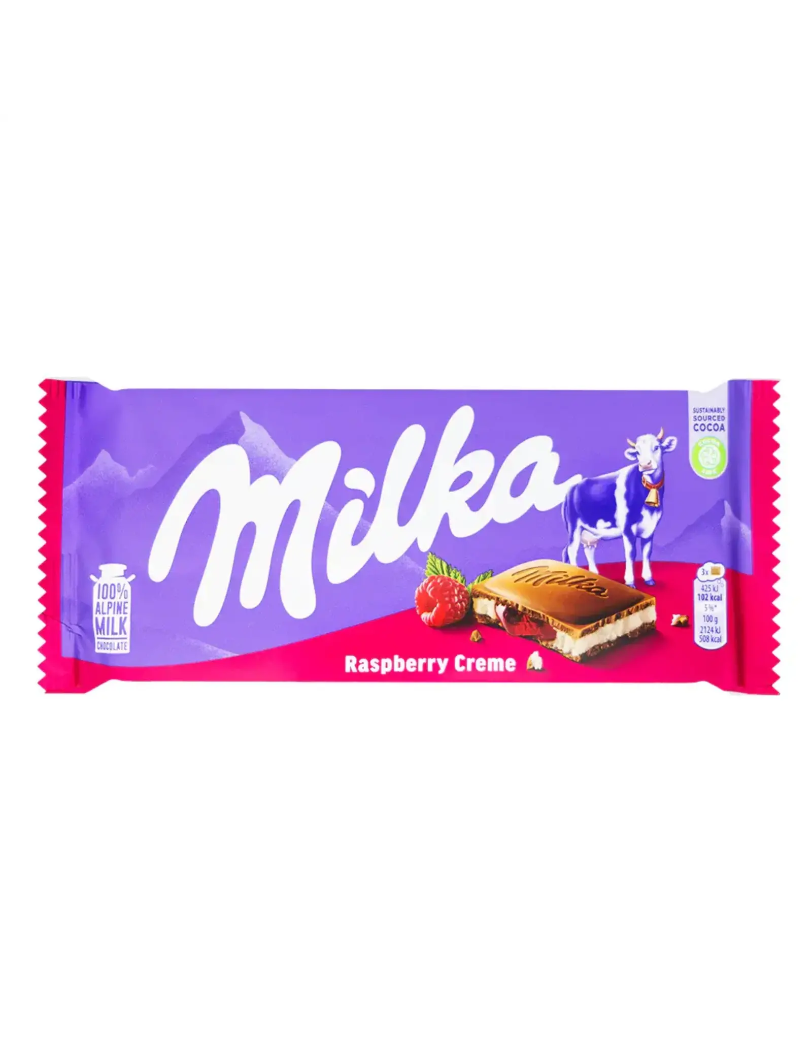 Milka Raspberry Crème (Swiss)