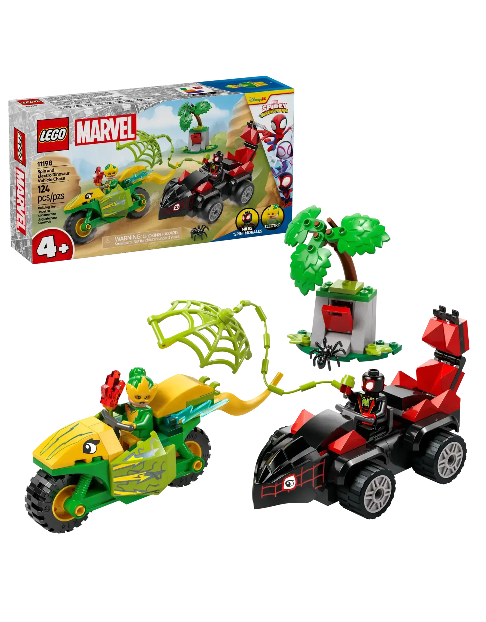Lego Spin and Electro Dinosaur Vehicle Chase