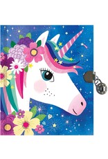 Unicorn Locked Diary