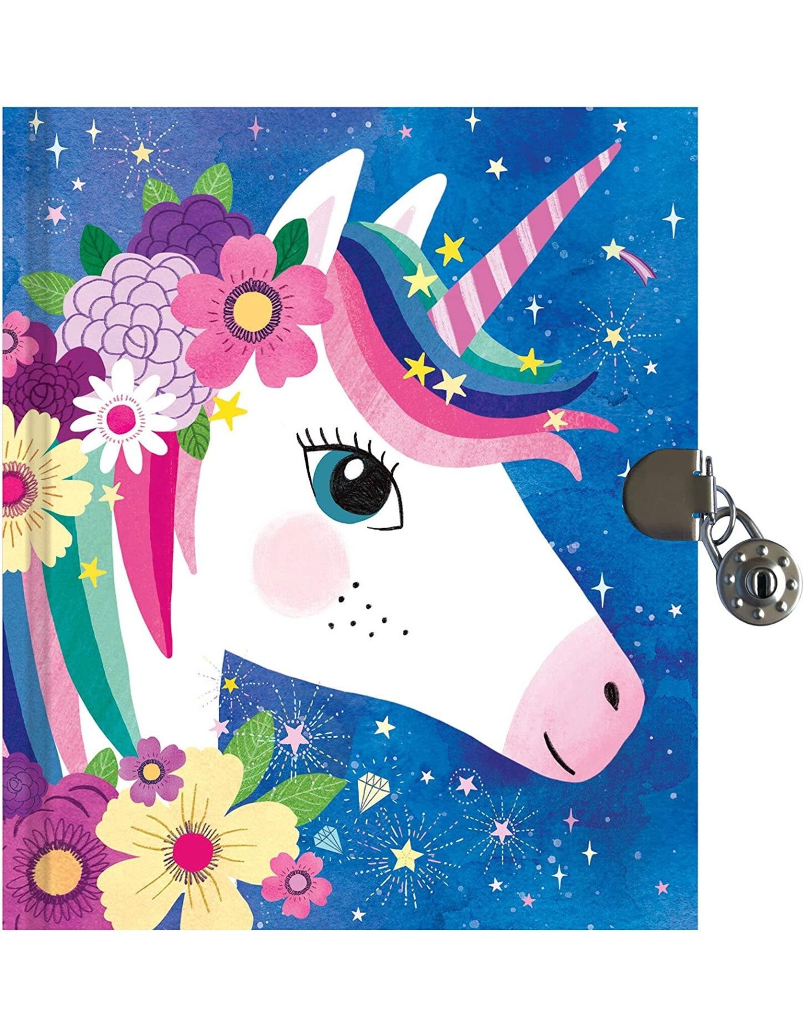 Unicorn Locked Diary