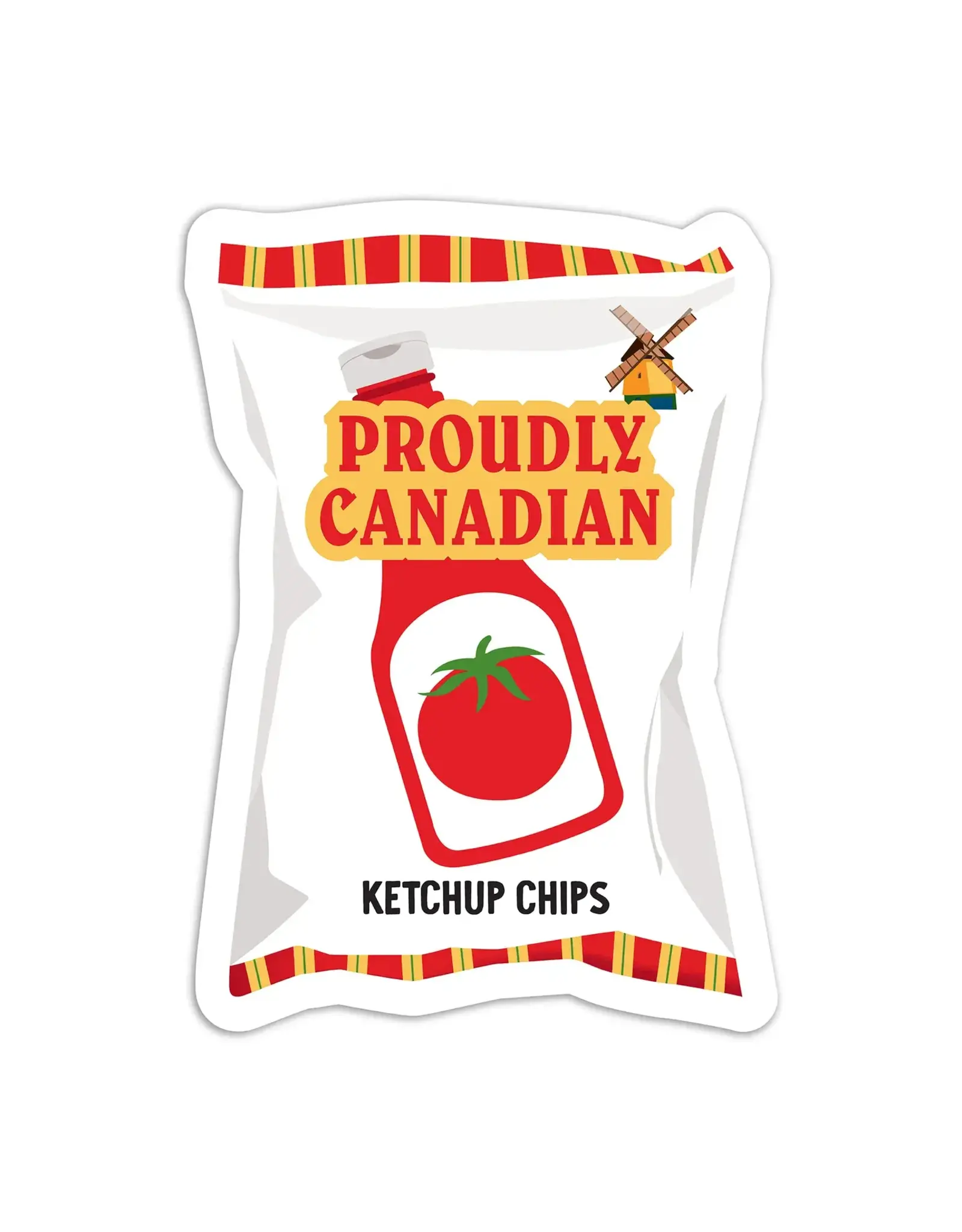 I'll Know It When I See It Ketchup Chips Vinyl Sticker