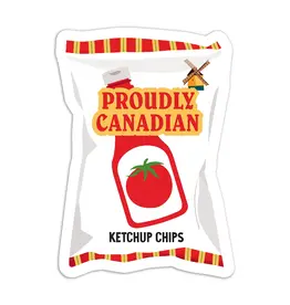 I'll Know It When I See It Ketchup Chips Vinyl Sticker