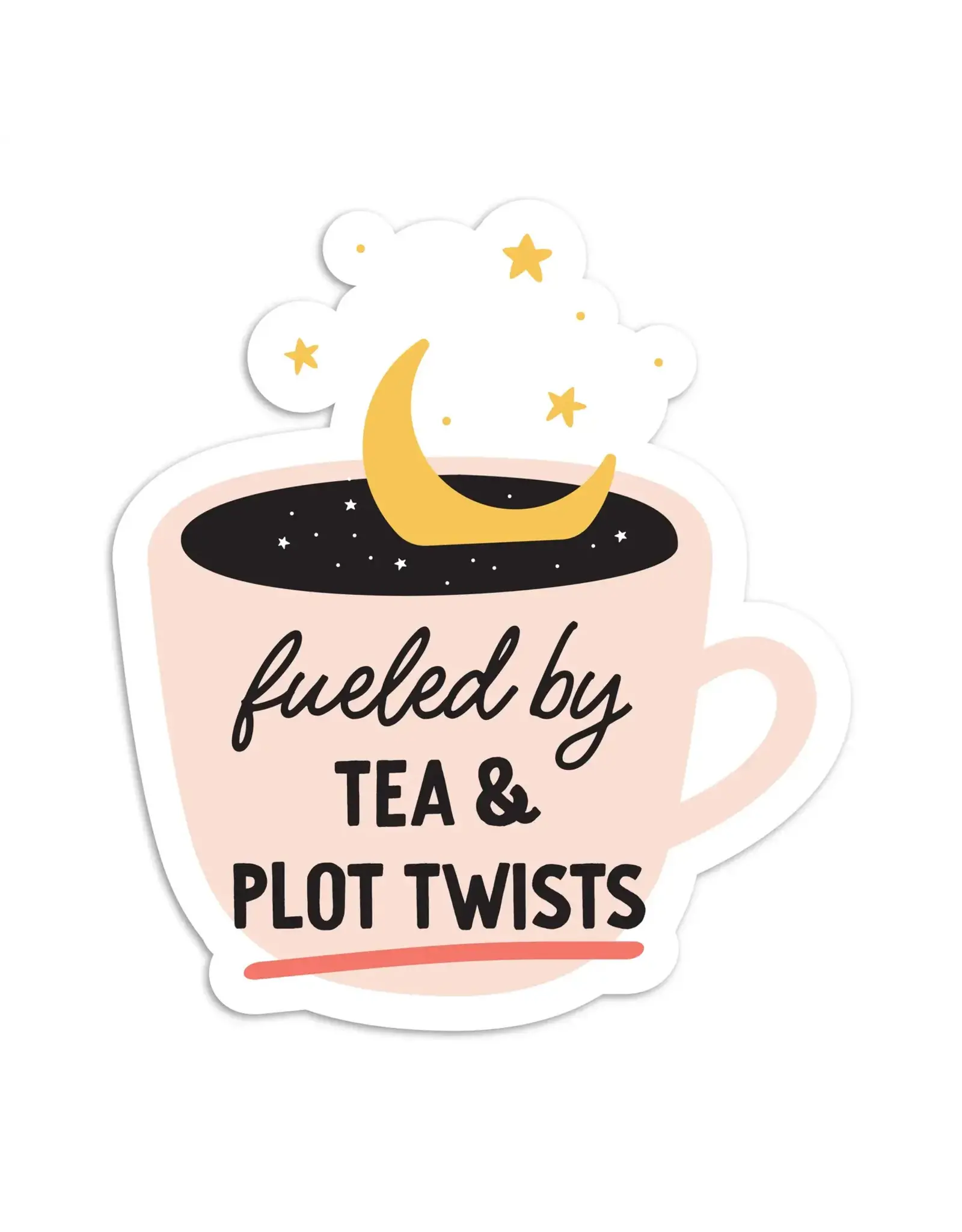 I'll Know It When I See It Tea and Plot Twists Vinyl Sticker