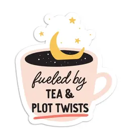 I'll Know It When I See It Tea and Plot Twists Vinyl Sticker