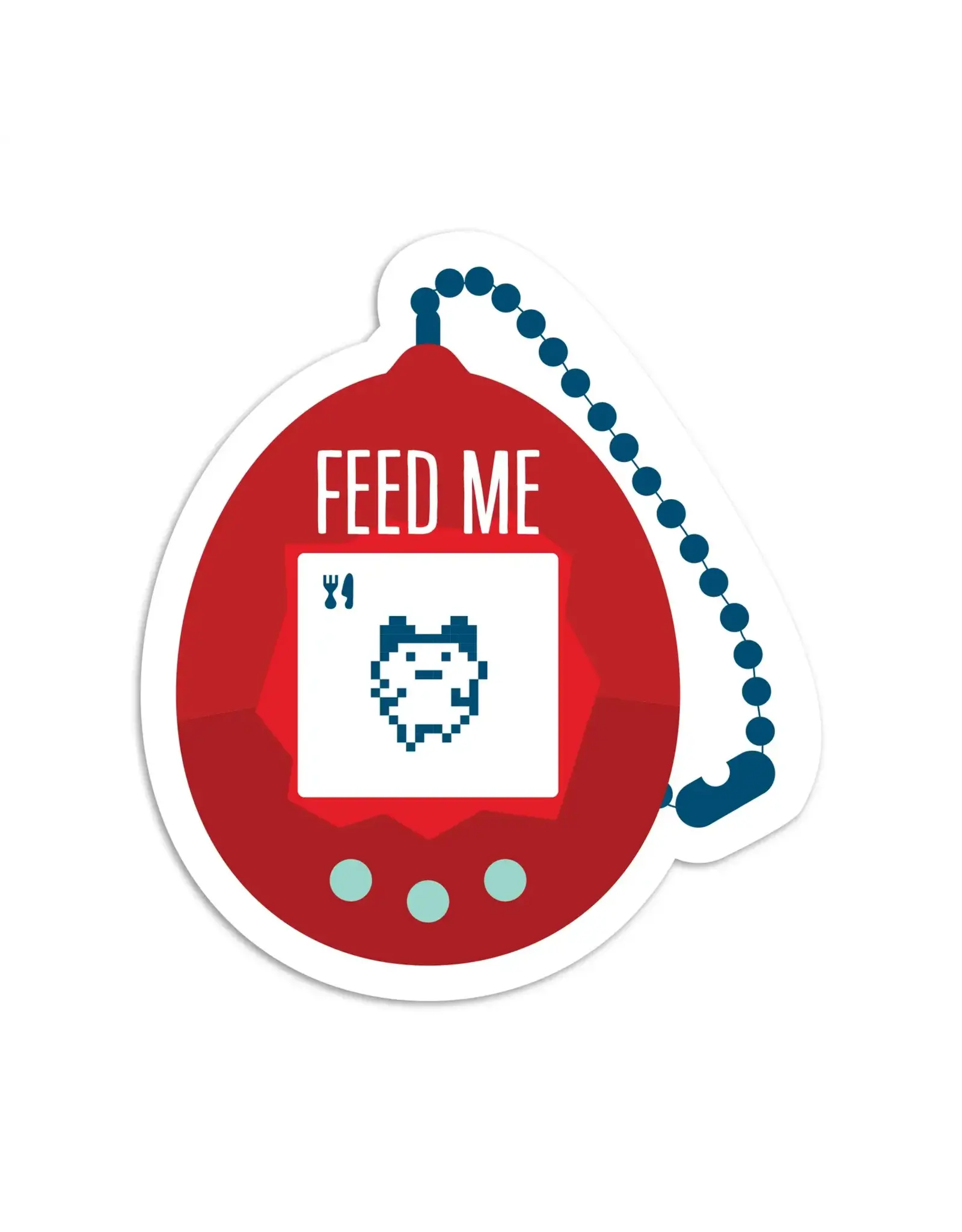 I'll Know It When I See It Feed Me Tamagotchi Vinyl Sticker