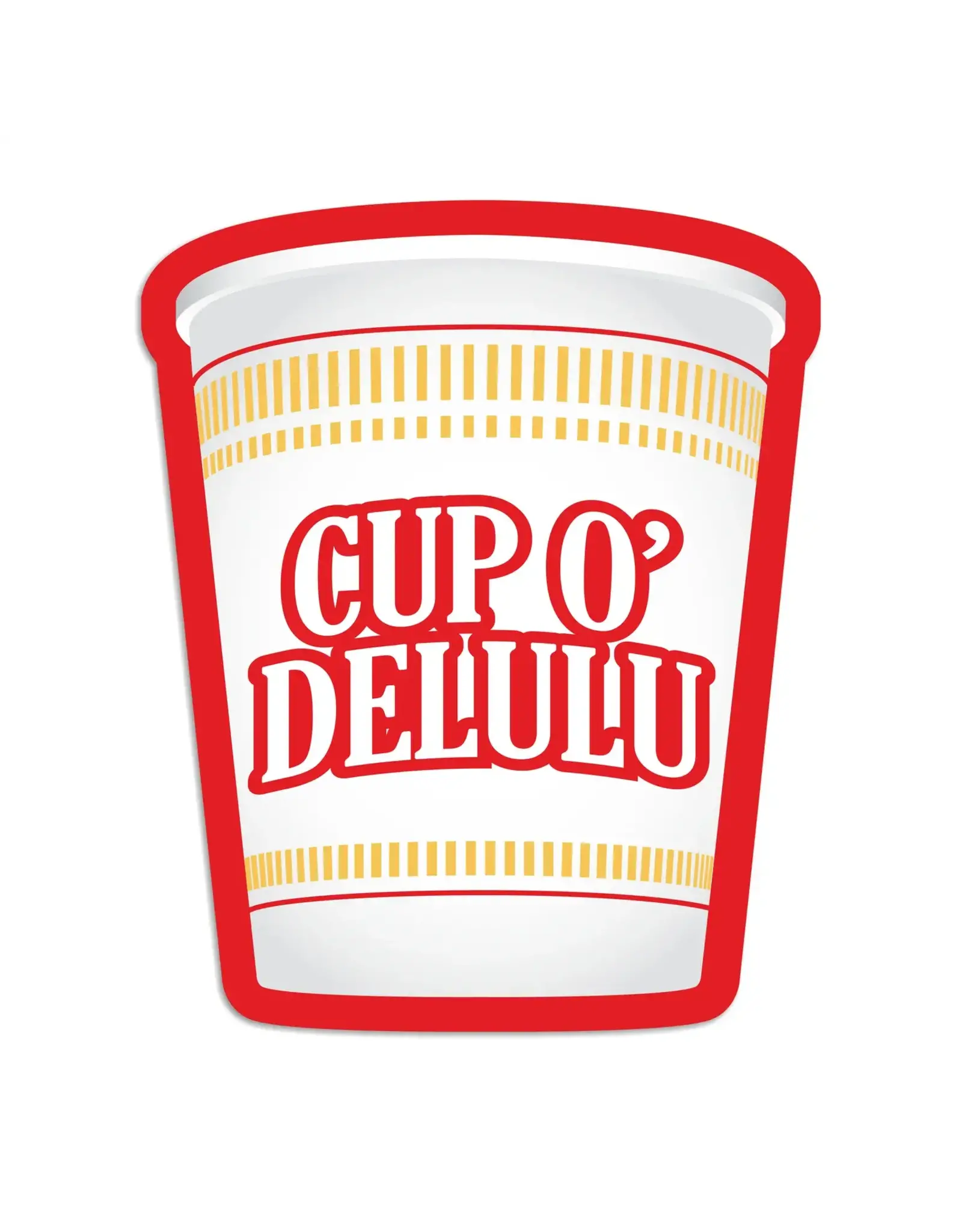 I'll Know It When I See It Cup O Delulu Vinyl Sticker