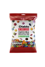 Diablo Diablo No Sugar Added Sugar Coated Milk Chocolate Buttons (British)