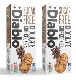 Diablo Diablo No Added Sugar Chocolate Chip Cookies (British)