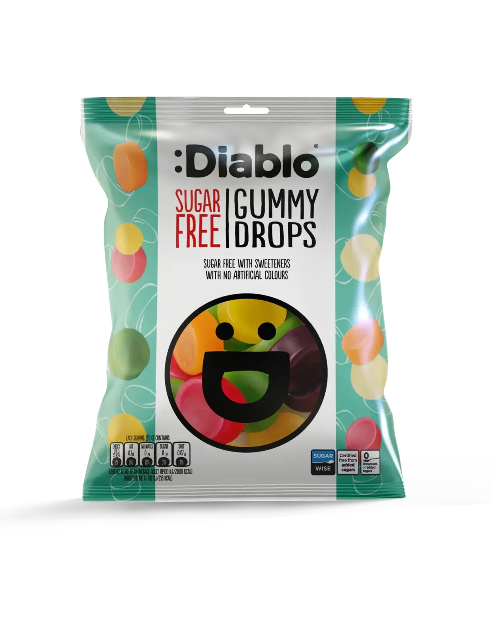 Diablo Diablo Sugar Free Gummy Drops (British) CLEARANCE