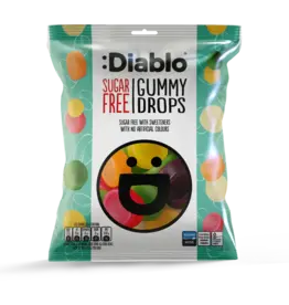 Diablo Diablo Sugar Free Gummy Drops (British) CLEARANCE