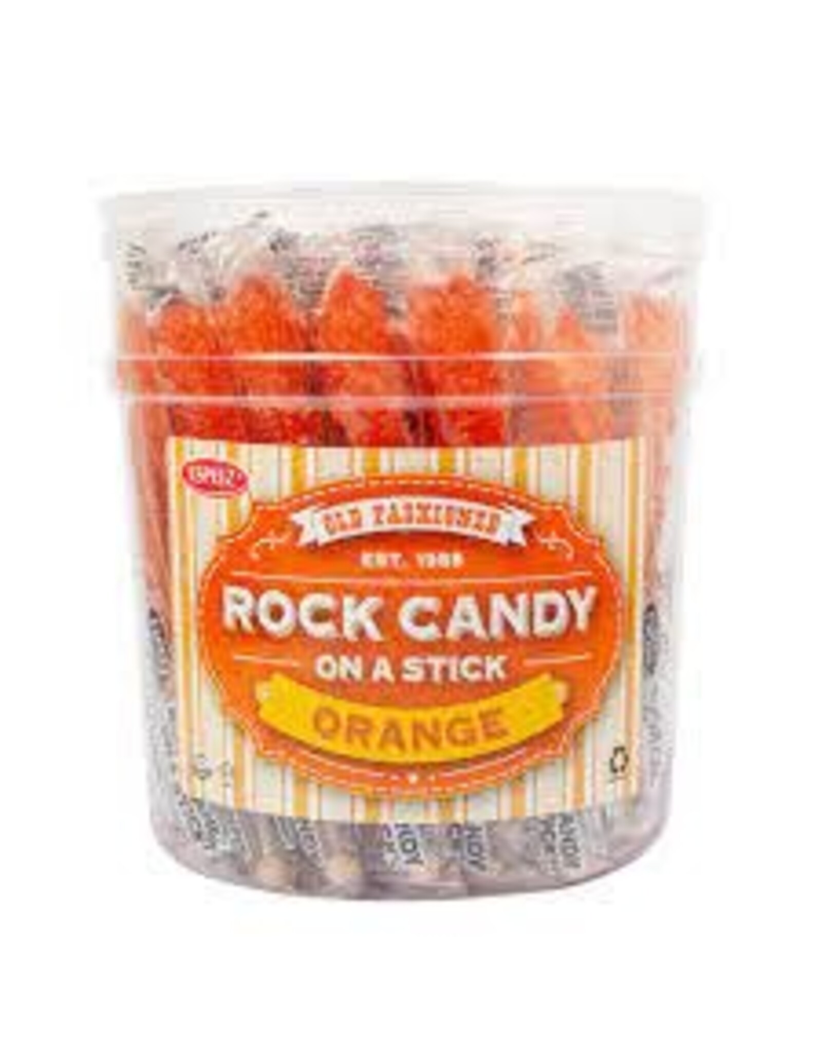 Rock Candy On A Stick Tub - Orange