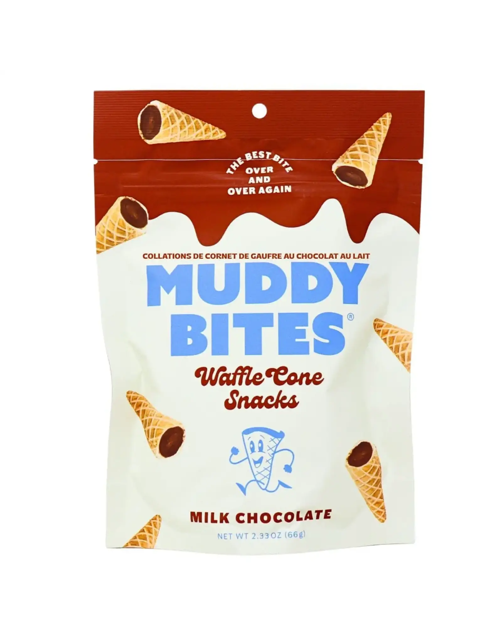 Muddy Bites Waffle Cone - Milk Chocolate