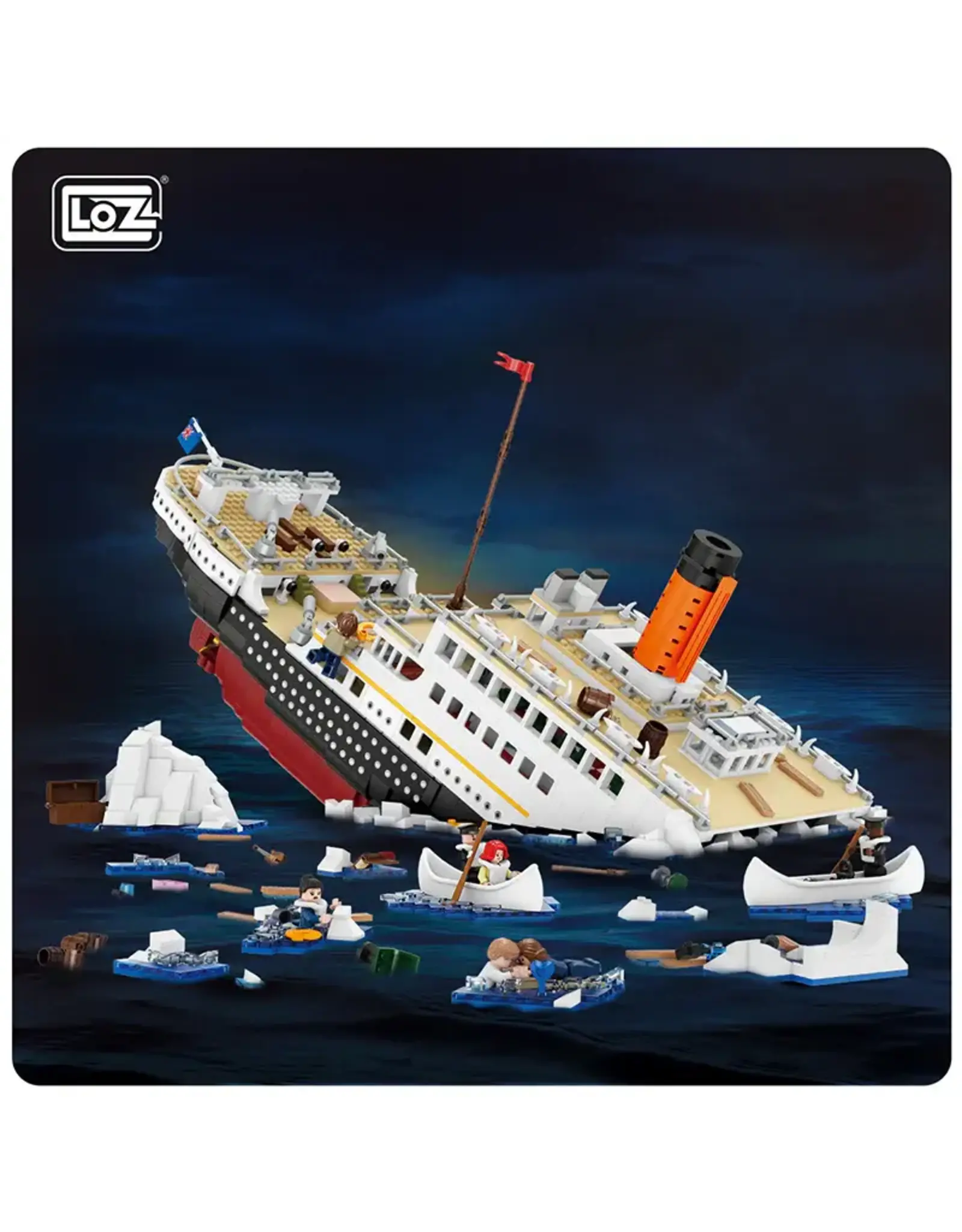 LOZ Sinking Titanic Mini Block Movie Scene Set