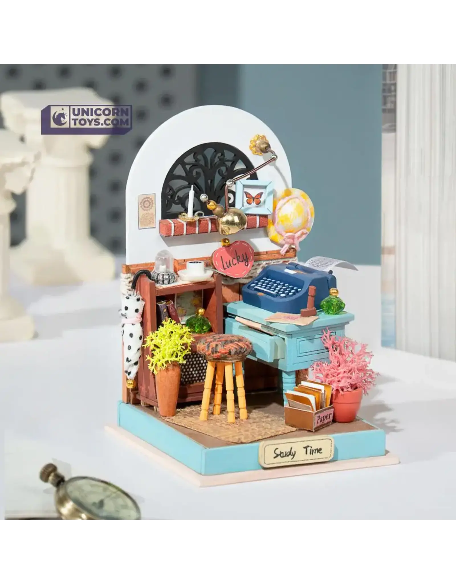 Robotime DIY Dollhouse Miniatures Kit - Record Mood