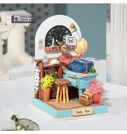 Robotime DIY Dollhouse Miniatures Kit - Record Mood
