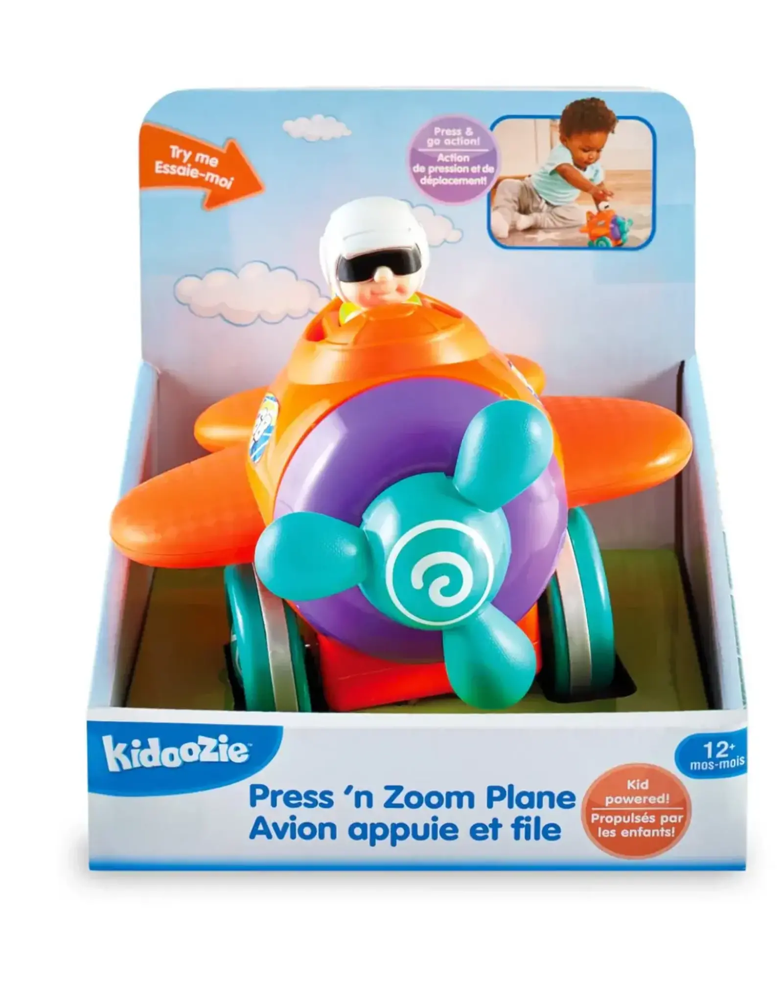 Kidoozie Kidoozie Press N Zoom Plane