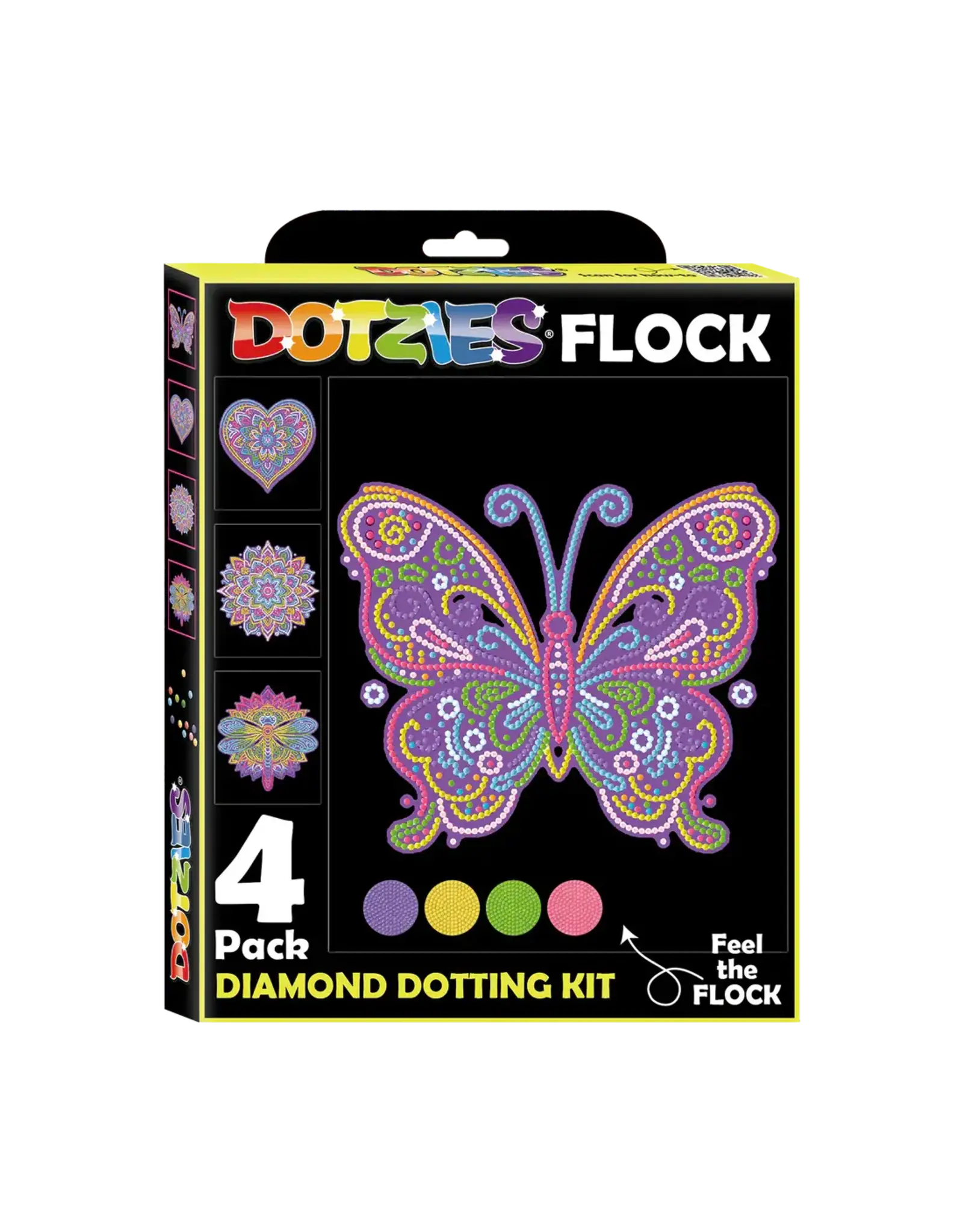 Diamond Dotz Dotzies Flock - Neon Mandalas