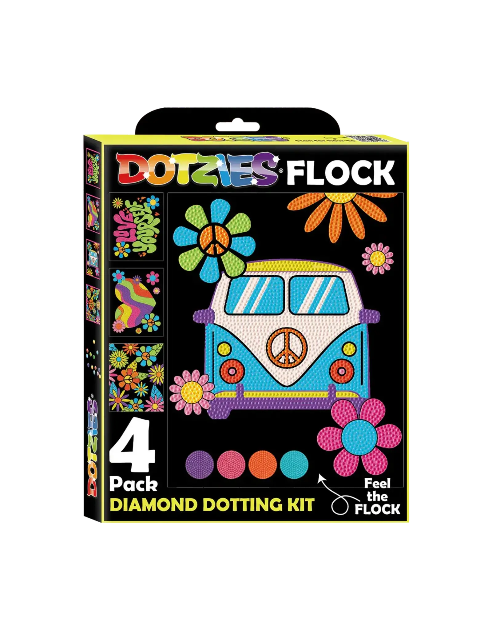 Diamond Dotz Dotzies Flock - Neon Peace & Love