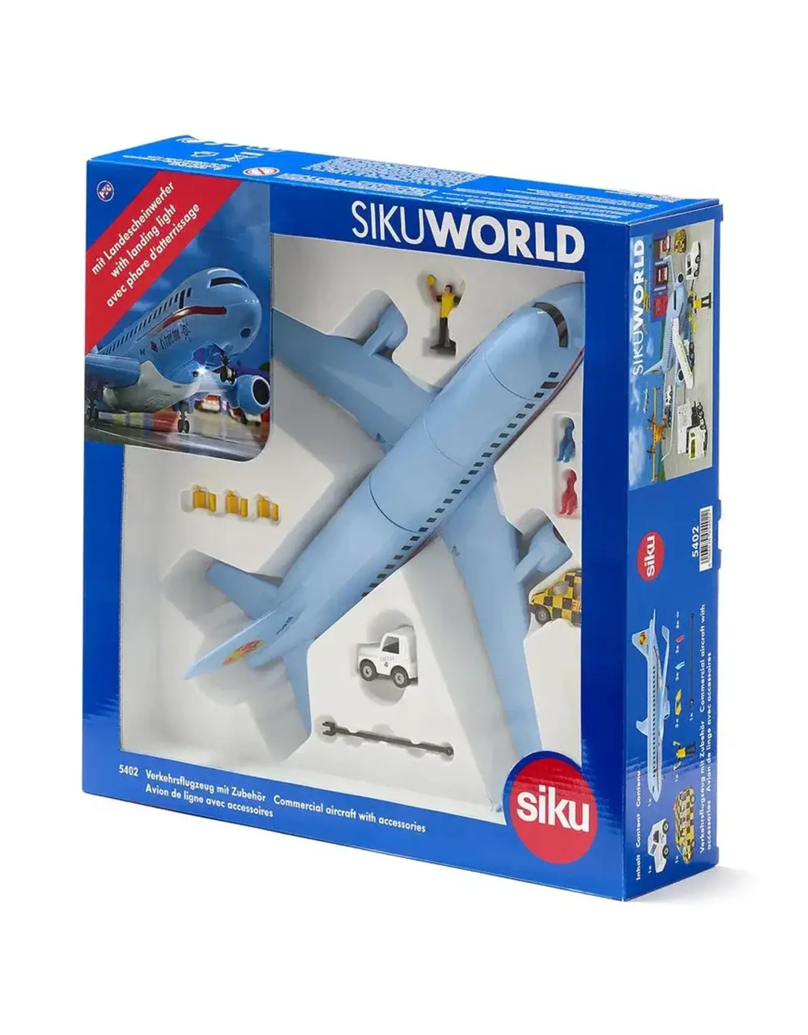 Siku Siku Commercial Aircraft with Accessories
