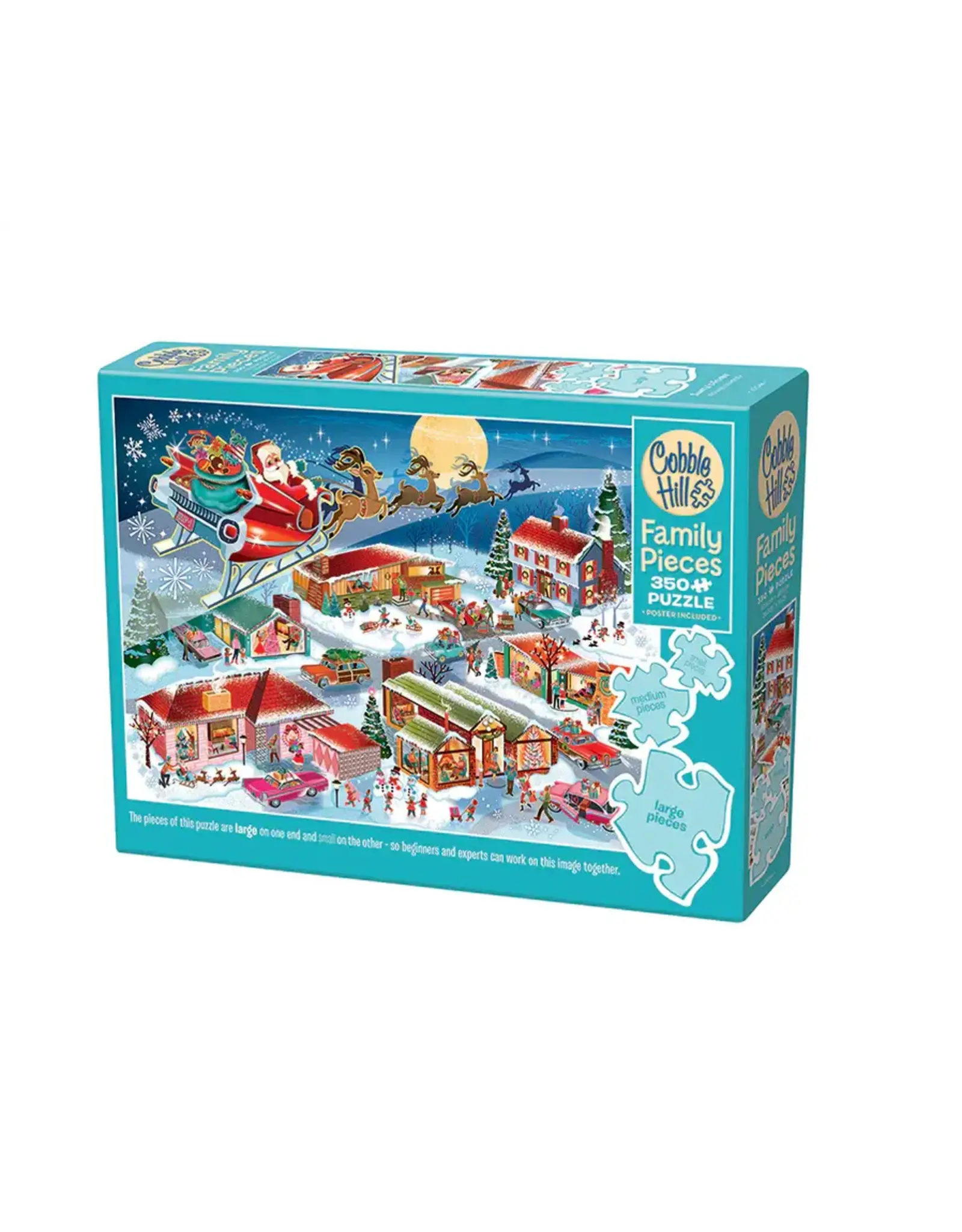 Cobble Hill Santa's Flyby 350pc Family Puzzle