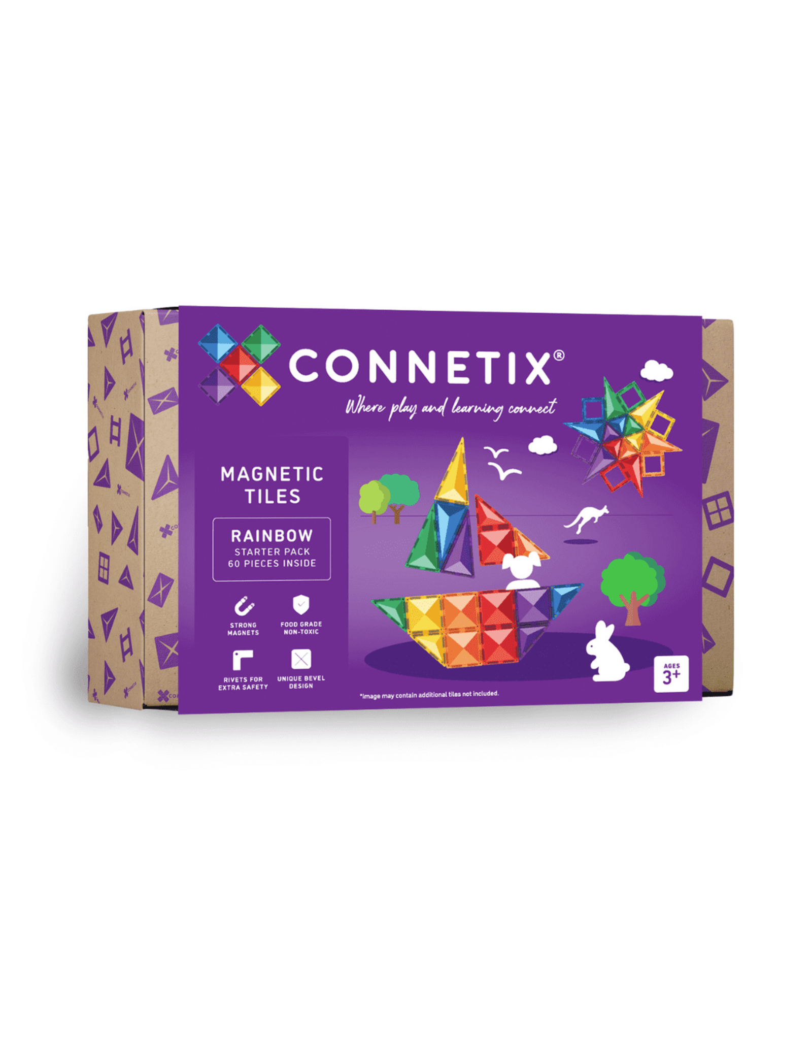 Connetix Connetix Rainbow Starter Pack 60 pc
