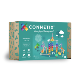 Connetix Connetix Rainbow Ball Run Pack 92 pc