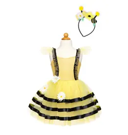 Great Pretenders Bumble Bee Dress & Headband, Size 5/6