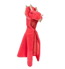 Great Pretenders Red Triceratops Cuddle Cape, Size 3/4