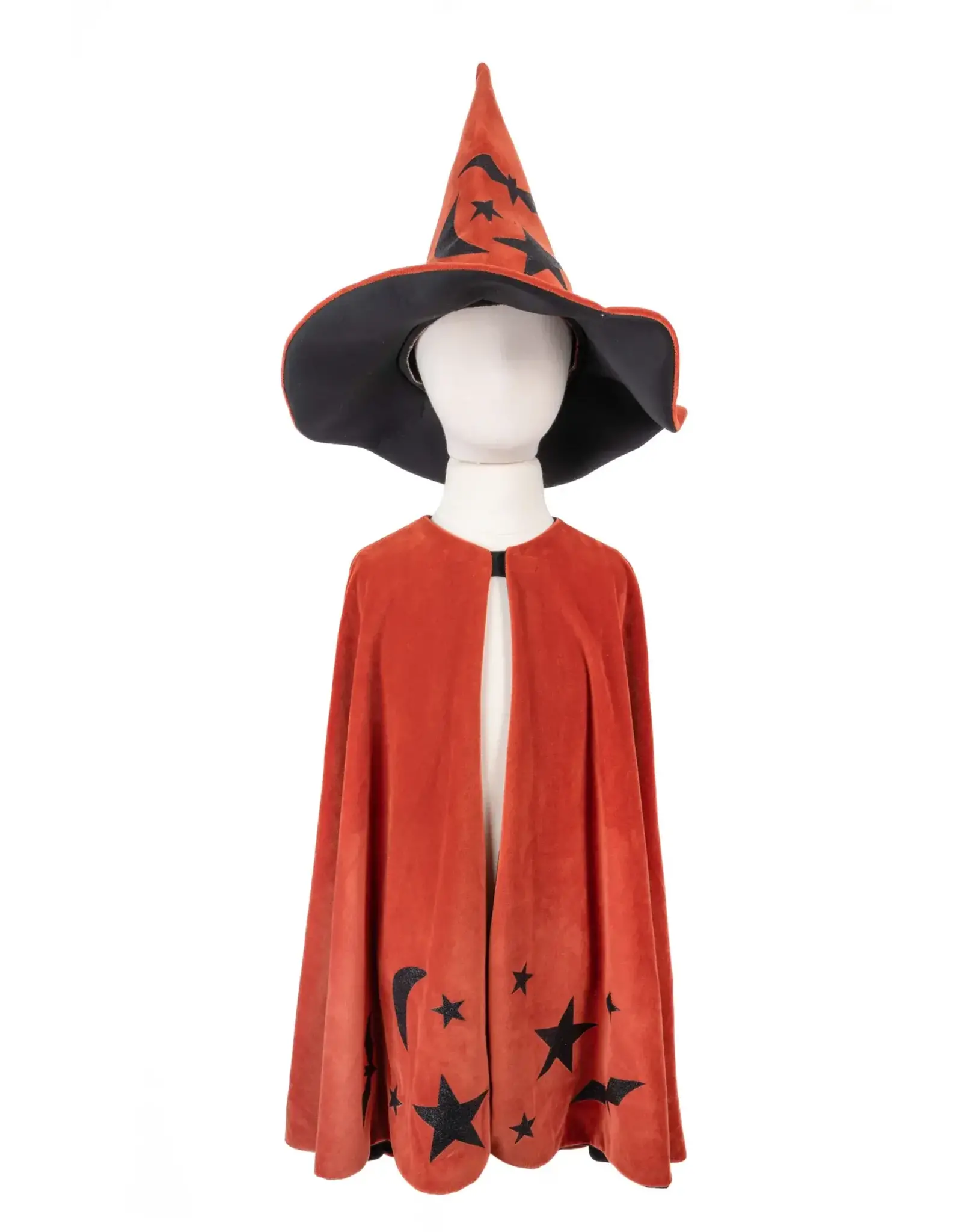 Great Pretenders Autum Embers Wizard Cape and Hat, Size 4/6