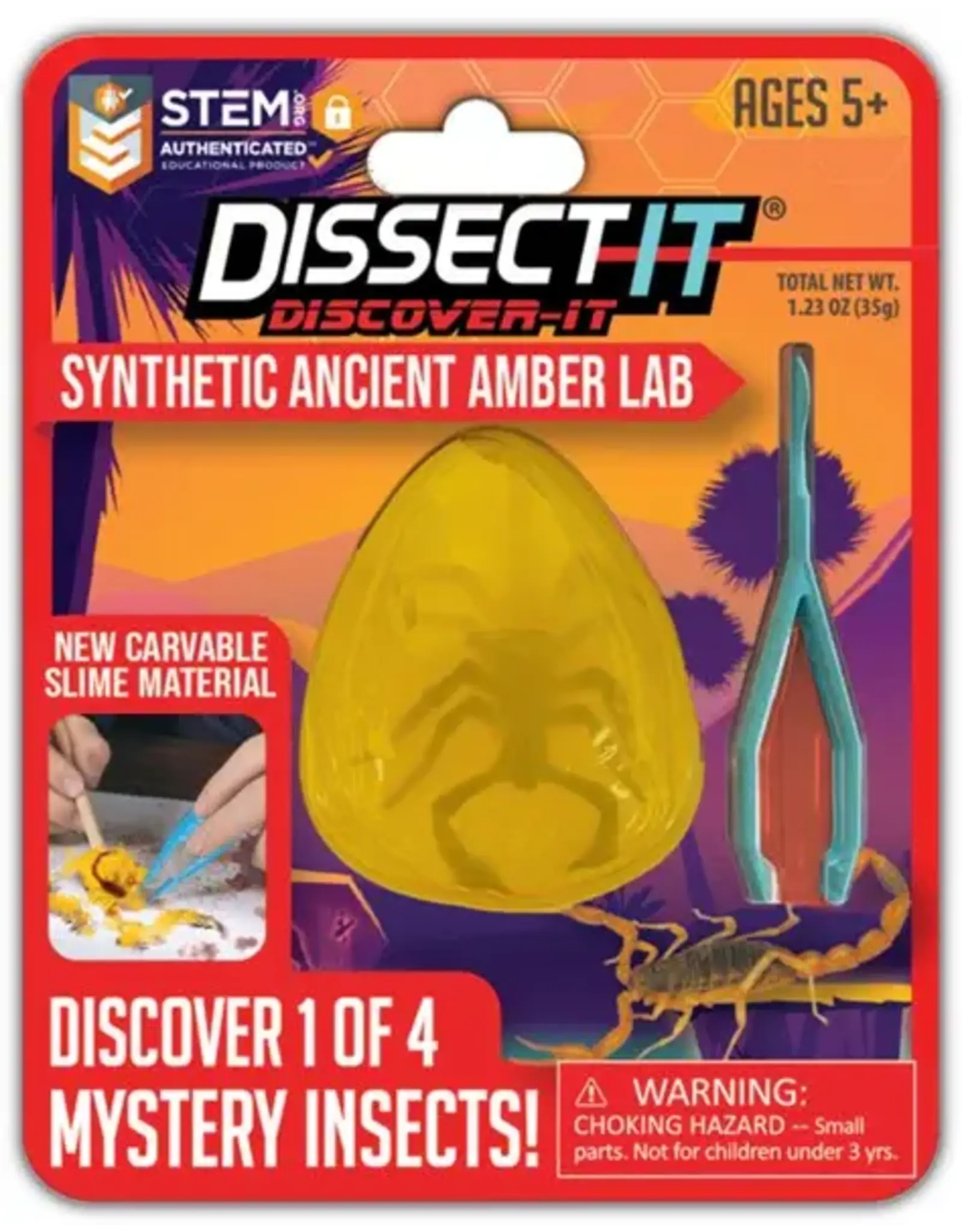 Dissect It Discover It - Synthetic Ancient Amber Lab