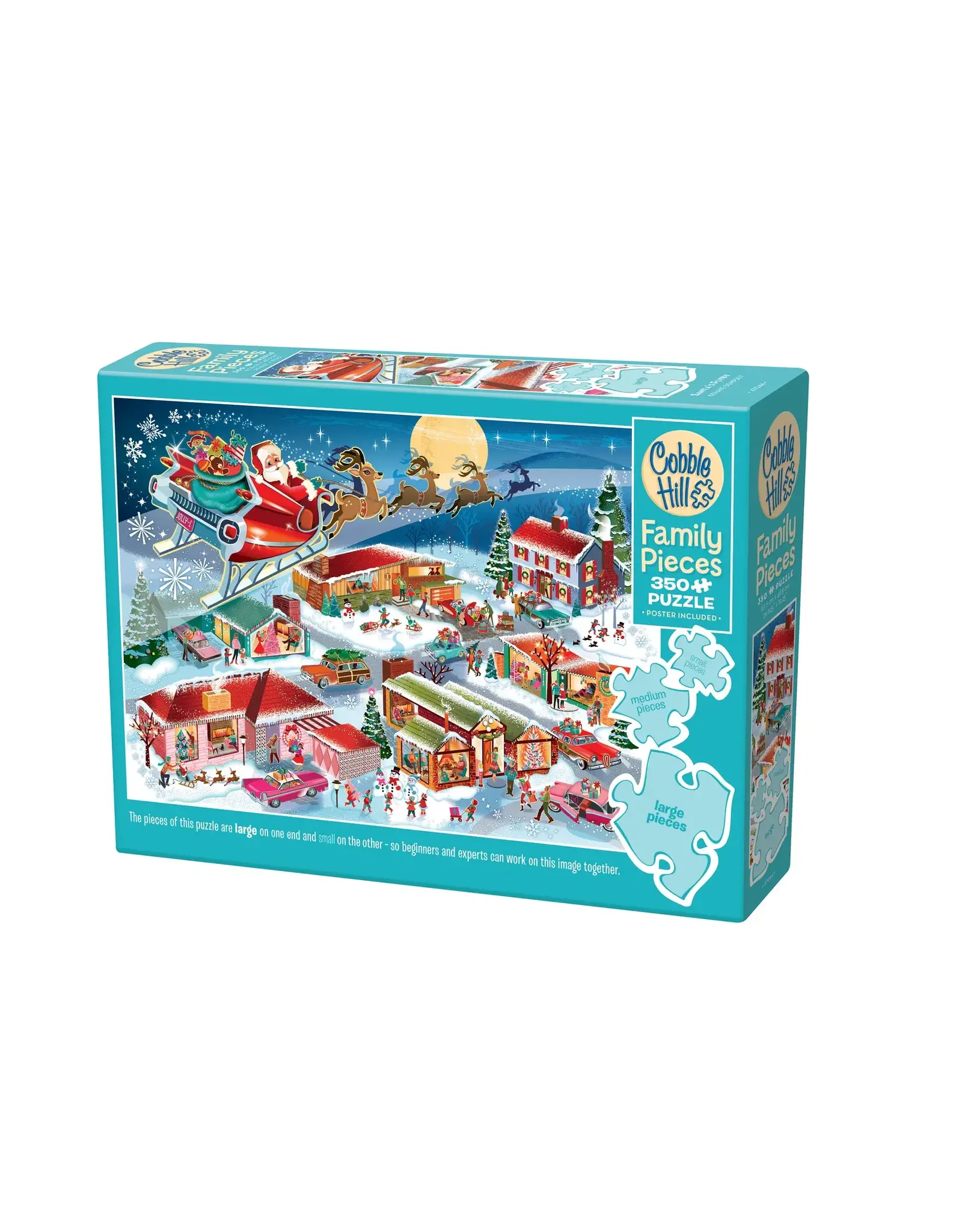 Cobble Hill Santa's Flyby 350pc Family Puzzle