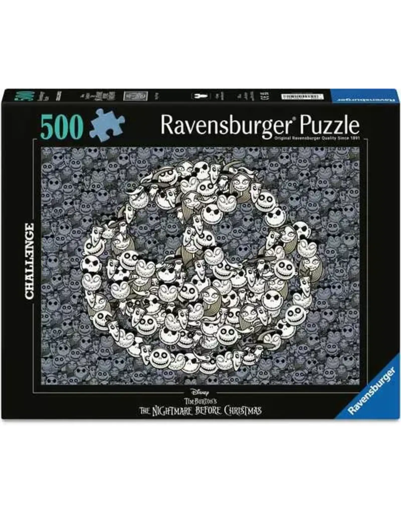 Ravensburger Nightmare Before Christmas Challenge 500pc