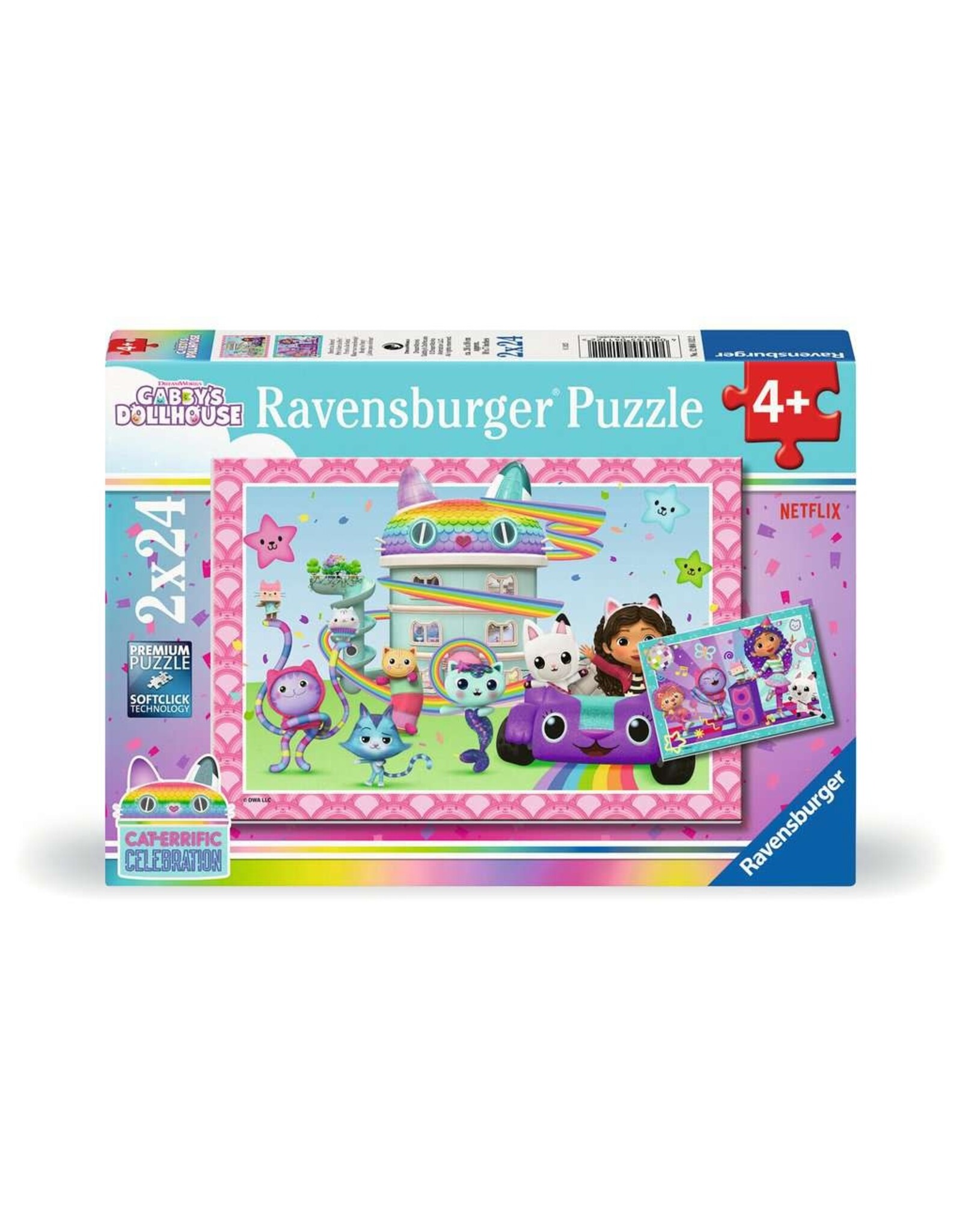 Ravensburger Gabby's Dollhouse Ready to Party 2x24pc