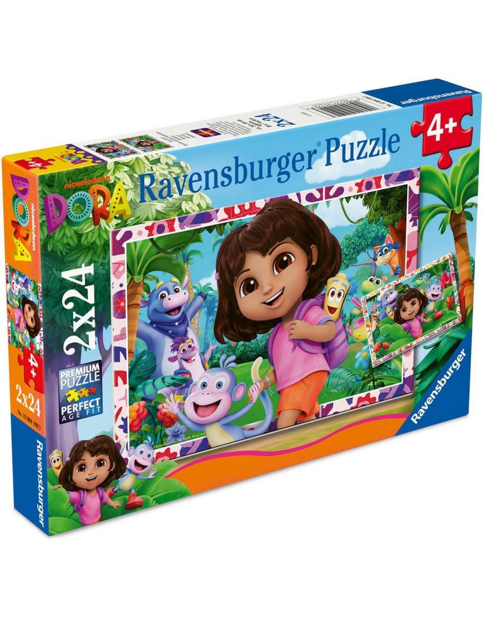 Ravensburger Dora the Explorer Let's Go! 2x24pc