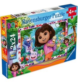 Ravensburger Dora the Explorer Let's Go! 2x24pc