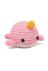 The Woobles Woobles Bjorn the Narwhal (Pink) Crochet Kit
