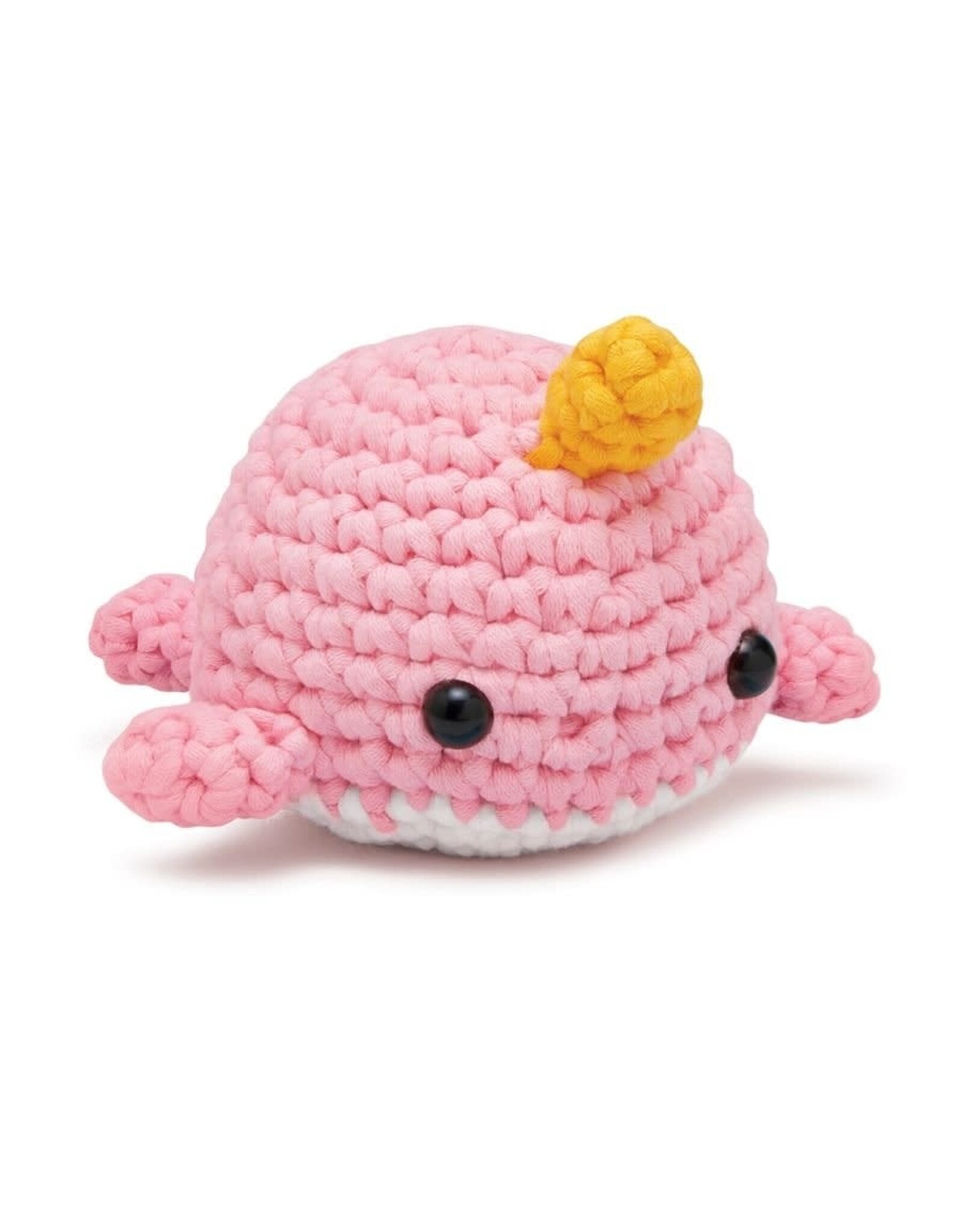 The Woobles Woobles Bjorn the Narwhal (Pink) Crochet Kit