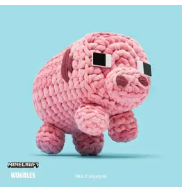 The Woobles Woobles Minecraft Pig Crochet Kit