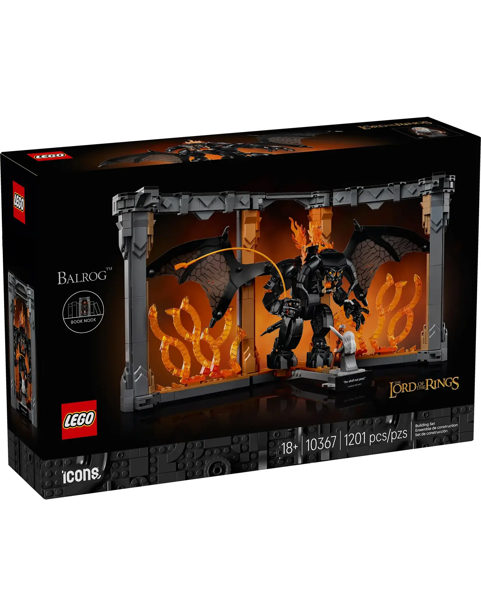 Lego The Lord of the Rings: Balrog Book Nook