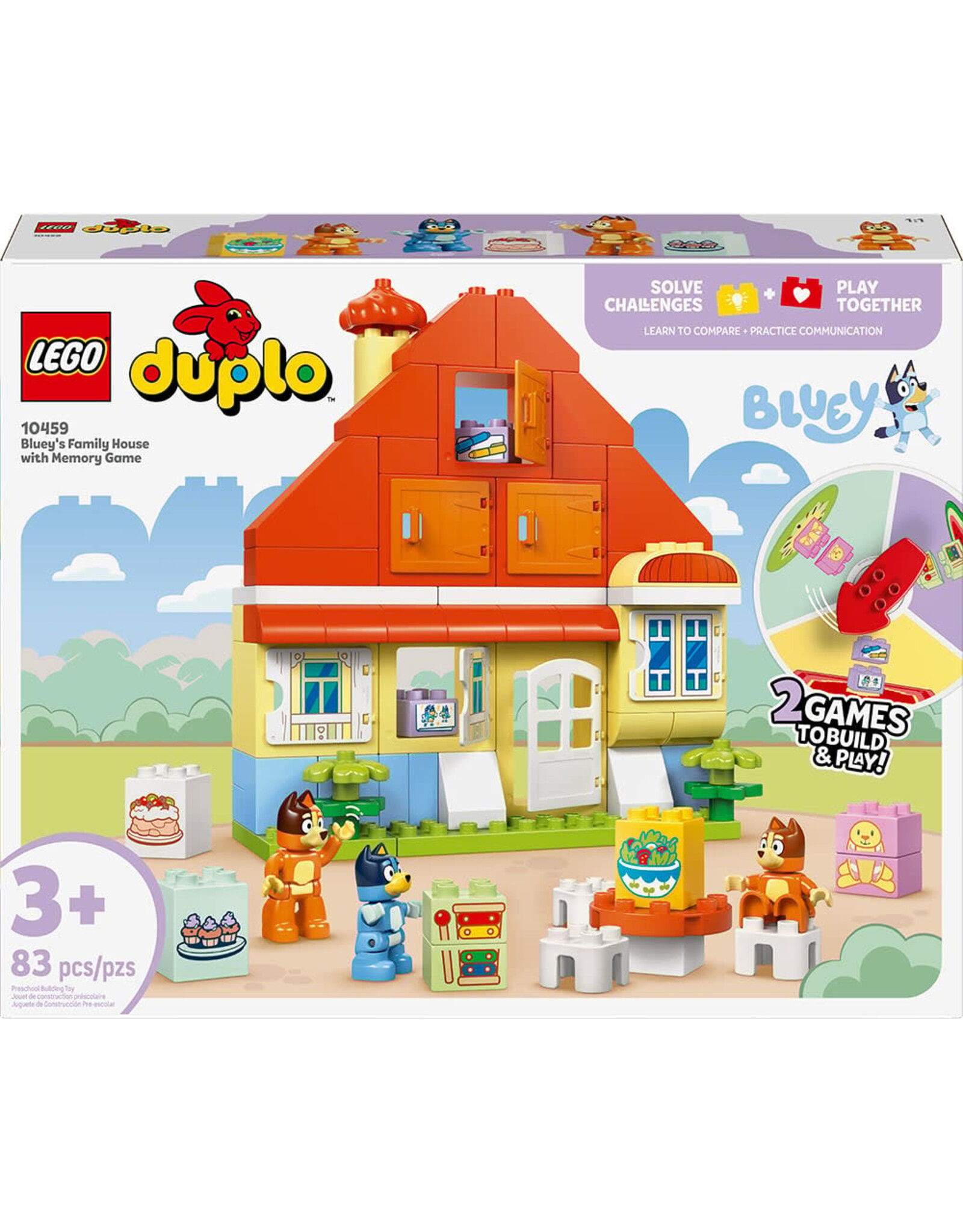 Lego Bluey's Family House with Memory Game