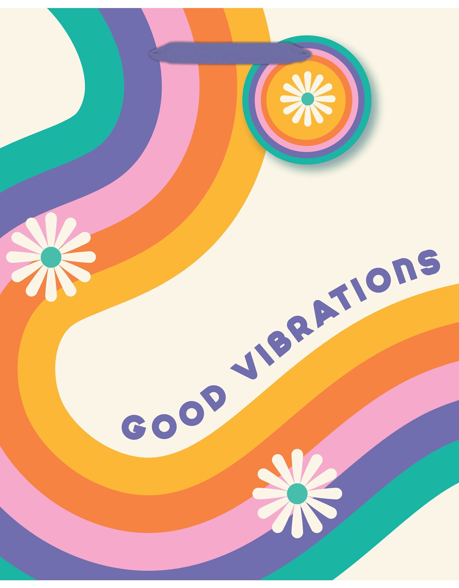 Design Design Groovy Vibes Medium Tote Bag