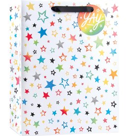 Design Design Rainbow Stars Large Tote Bag