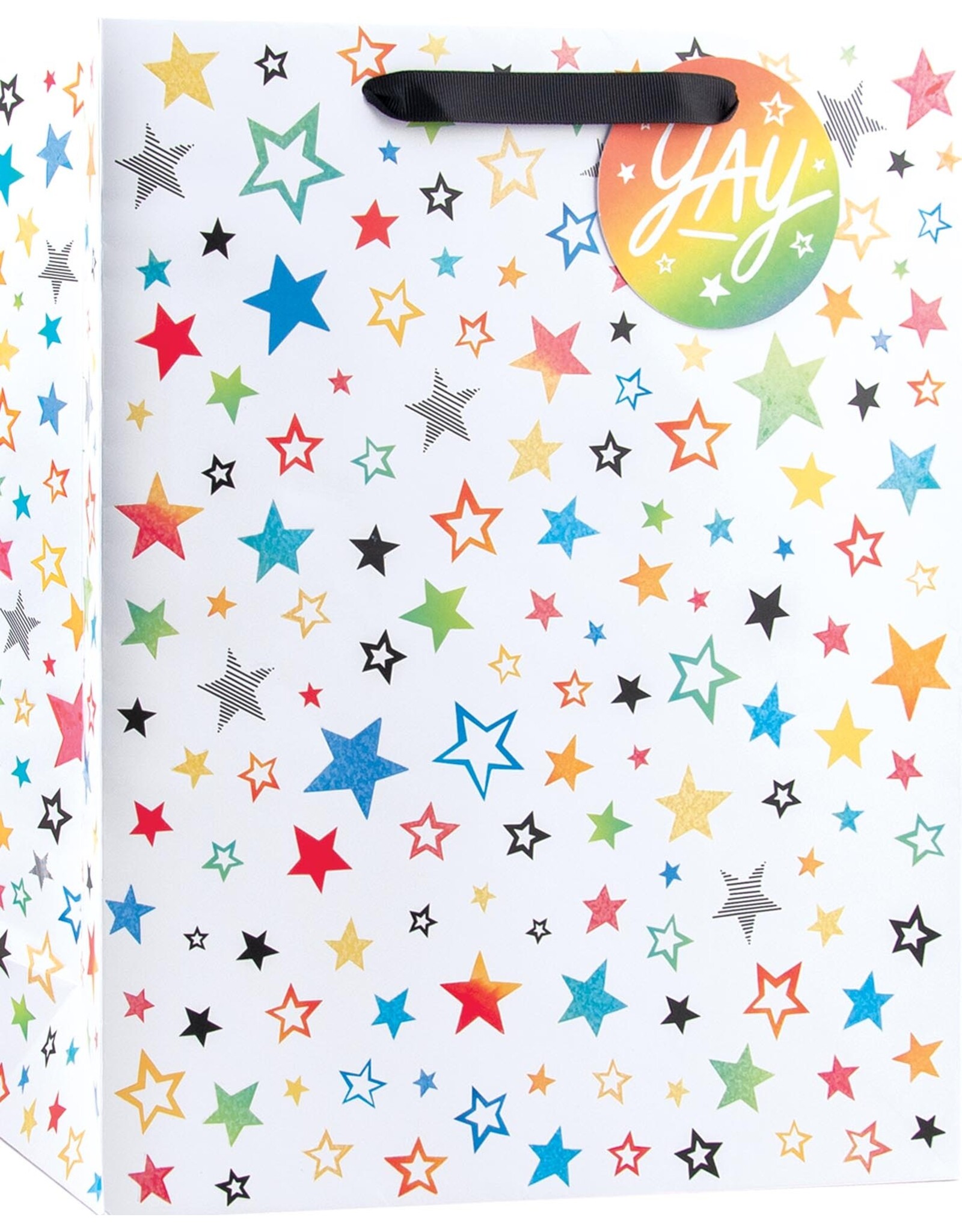 Design Design Rainbow Stars Large Tote Bag