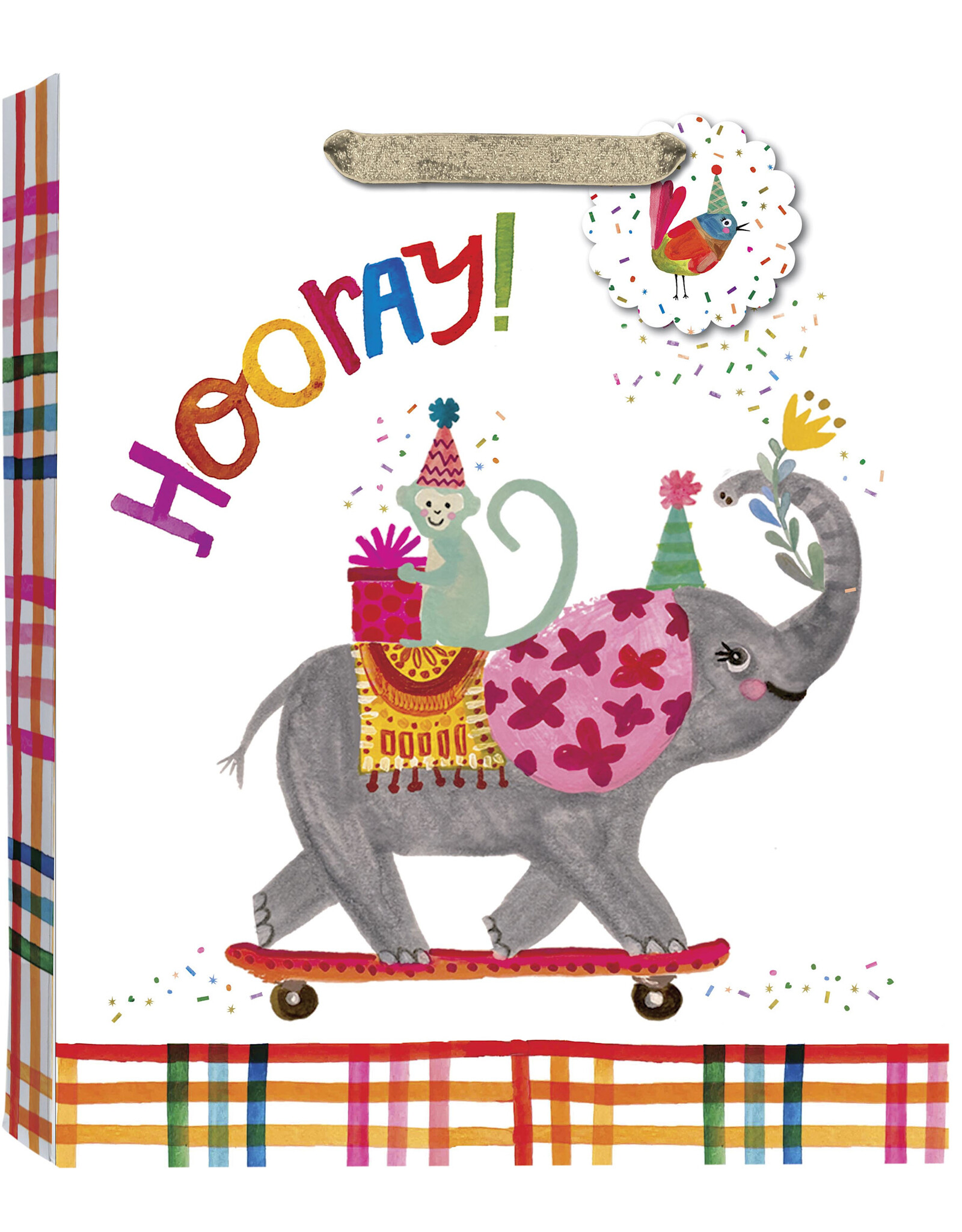 Design Design Birthday Menagerie Large Tote Bag